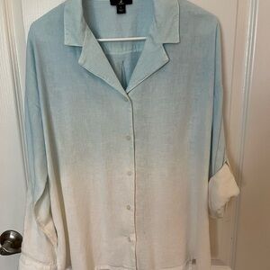Jason Wu Light Blue Soft Linen/Viscose Shirt
